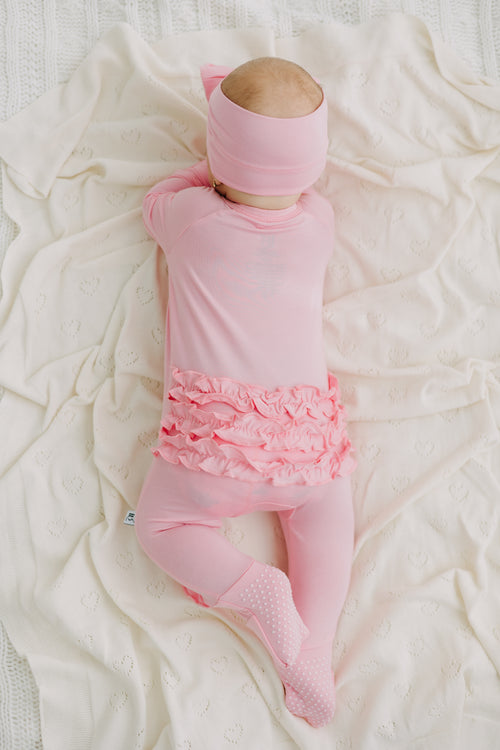 Salopeta convertibilă Prima Pink