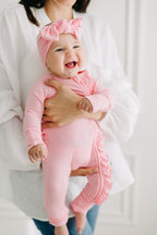 Salopeta convertibilă Prima Pink